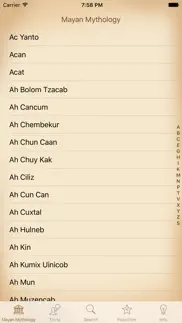 mythology - mayan iphone screenshot 1