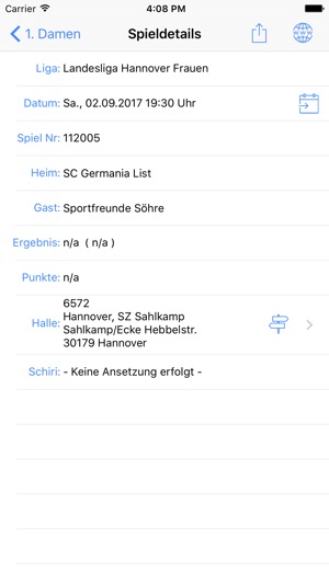 SC Germania List Handball(圖3)-速報App