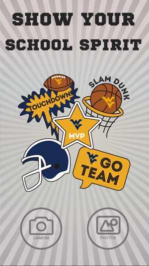 West Virginia Mountaineers Selfie Stickers(圖1)-速報App