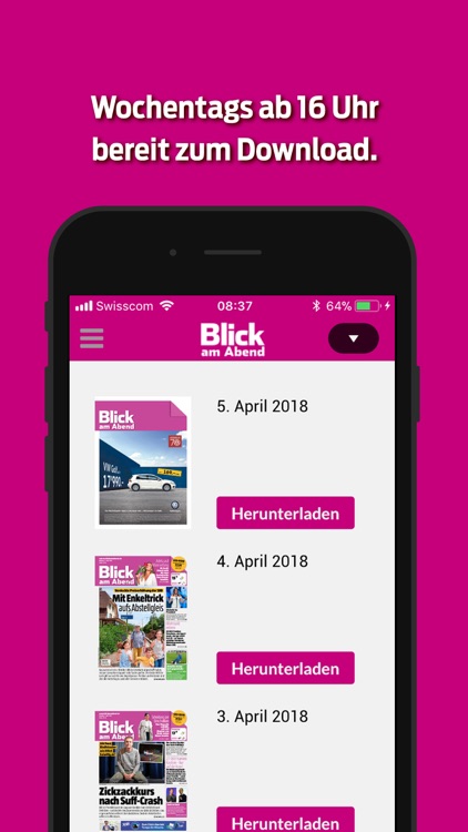 Blick am Abend E-Paper