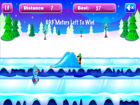 Frozen Snowman Run screenshot 2