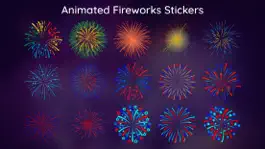 Game screenshot Animated Fireworks Stickers IM apk