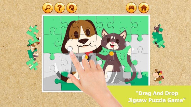 Cat And Dog Jigsaw Puzzle