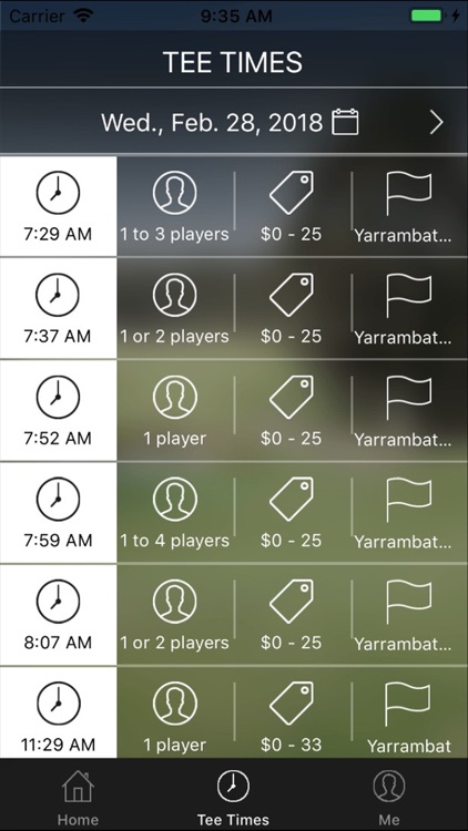 Yarrambat Golf Tee Times