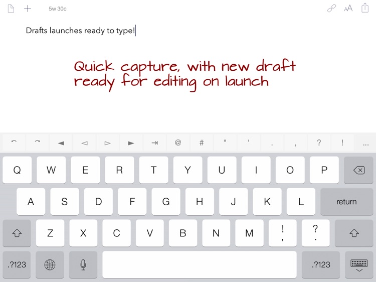 Drafts 3 for iPad (Legacy Version)