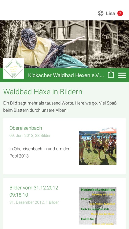 Kickacher Waldbad Hexen