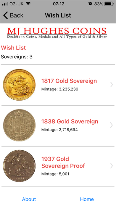 How to cancel & delete MJH Guide to Gold Sovereigns from iphone & ipad 4