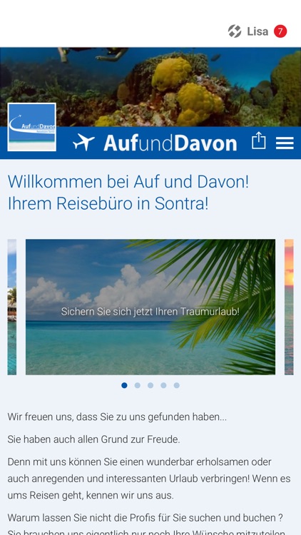 Reisebüro Auf und Davon