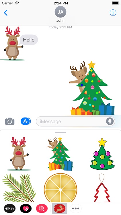 Christmas Stickers.