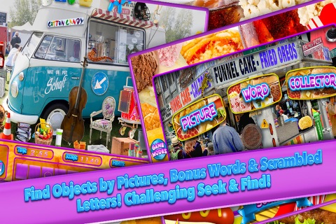 Hidden Objects Food Truck - Junk Candy Object Time - náhled