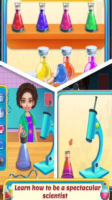 Science Experiments Lab - Scientist Girl screenshot 2
