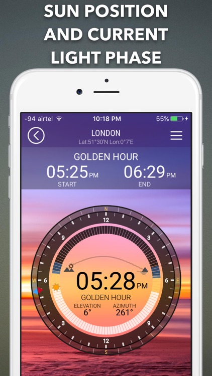 SunIZup - Golden Hour Photos screenshot-0