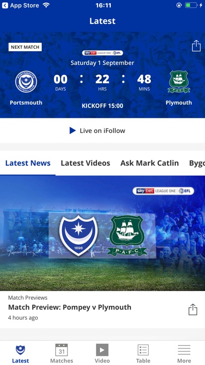 Portsmouth Official App