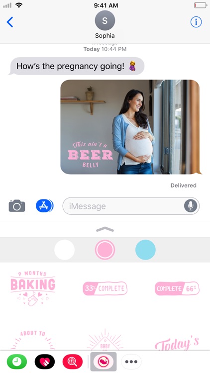 Pregnancy Stickers - Baby Bump