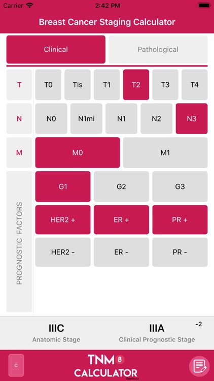 TNM8 Breast Cancer Calculator