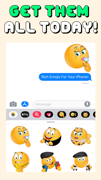 How to cancel & delete Rich Emojis from iphone & ipad 4