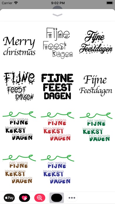 Kerst stickers NL screenshot 2