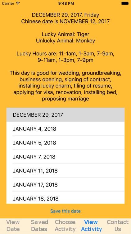 Feng Shui Calendar 2018 screenshot-4