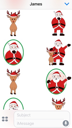 Santa Claus Sticker Pack