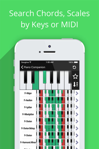 Piano Companion: Chords,Scales screenshot 2