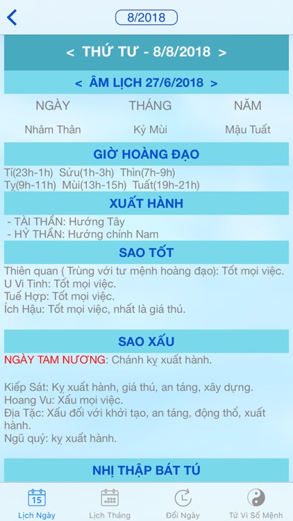 Lịch vạn niên và Tử vi số mệnh screenshot-3