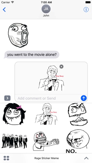 Rage Comic Memes Sticker Pack(圖1)-速報App