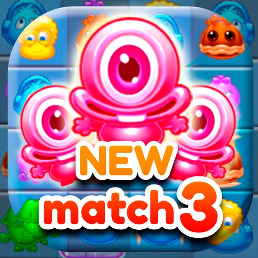 Monsters Match 3 Mania Icon