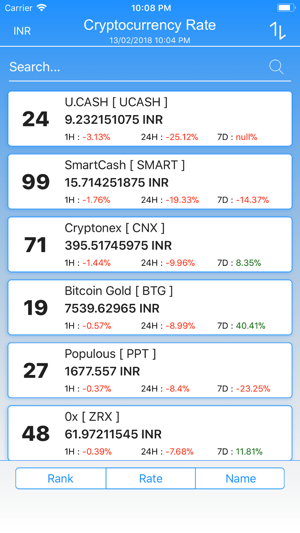 Cryptocurrency Rate(圖1)-速報App