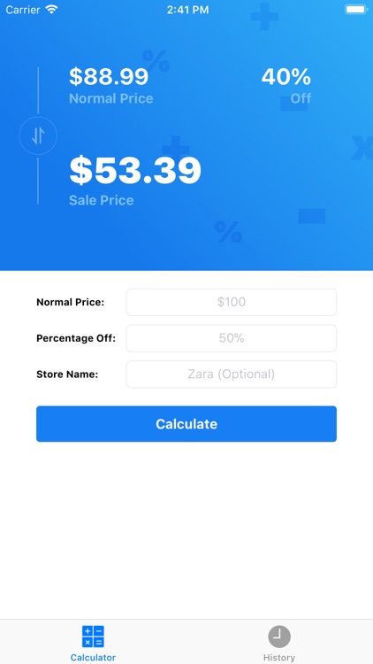 Sale Calculator
