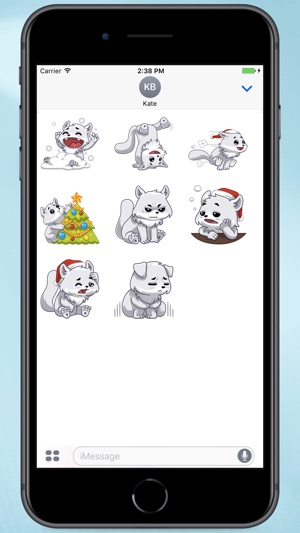 Cute Winter Kitty Stickers(圖2)-速報App