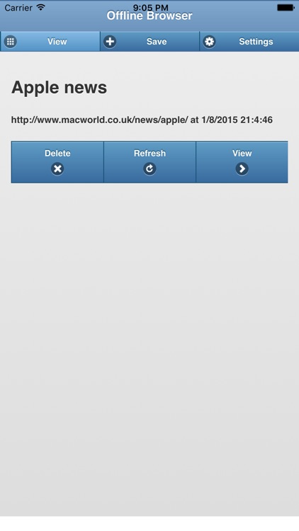 Offline Web Browser