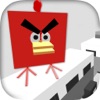 Blocky Chicken & Train-Crazy Jump