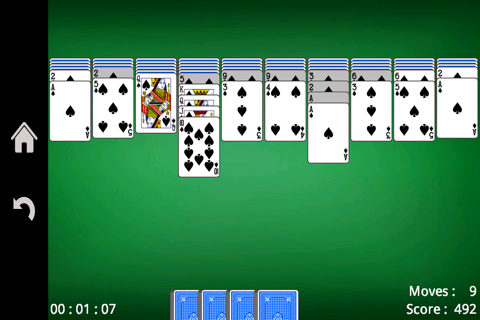 Solitaire Spider ! screenshot 2