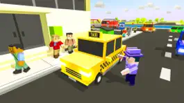 Game screenshot Blocky City Taxi Simualtor apk