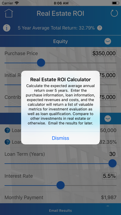 How to cancel & delete Real Estate ROI Calculator from iphone & ipad 1