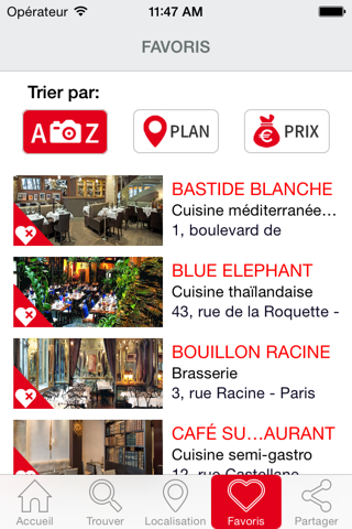 Best restaurants Paris screenshot 4