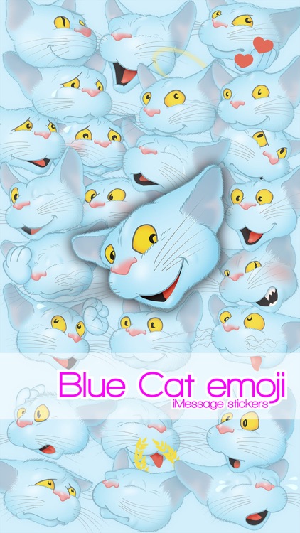 Blue Cat emoji