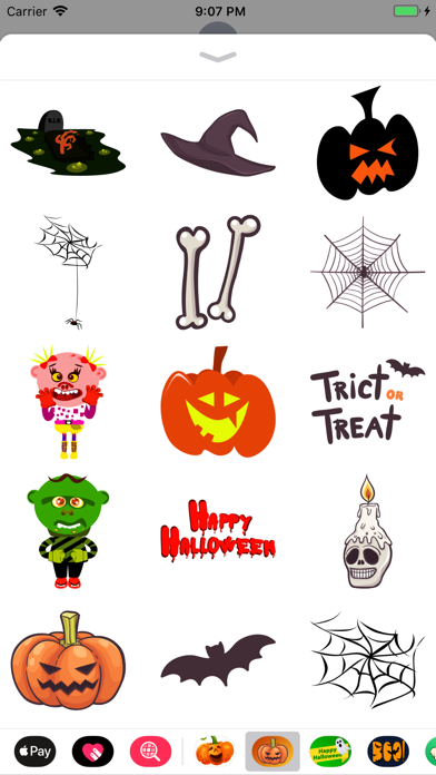 Happy Halloween Magical Emojis screenshot 2