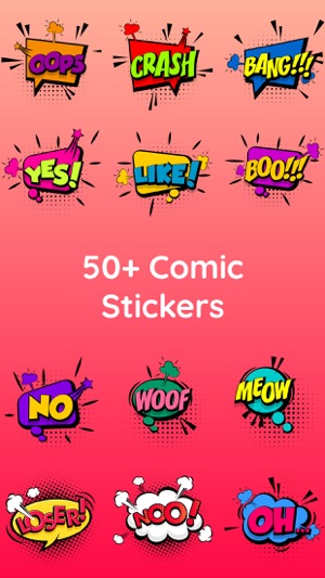 Comic Boom Cartoon Sticker App(圖3)-速報App