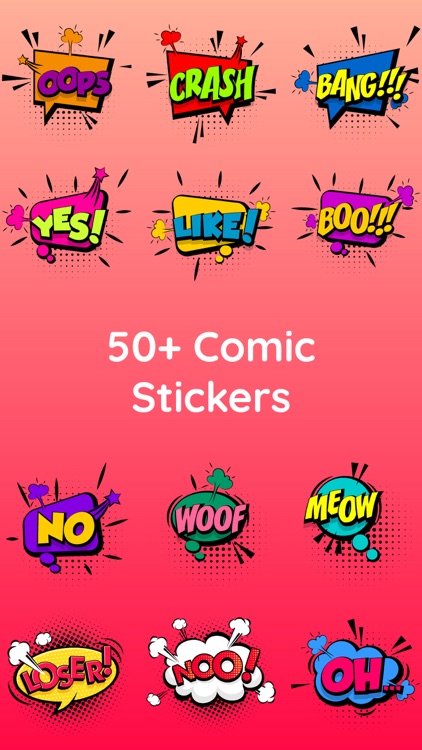 Comic Boom Cartoon Sticker App