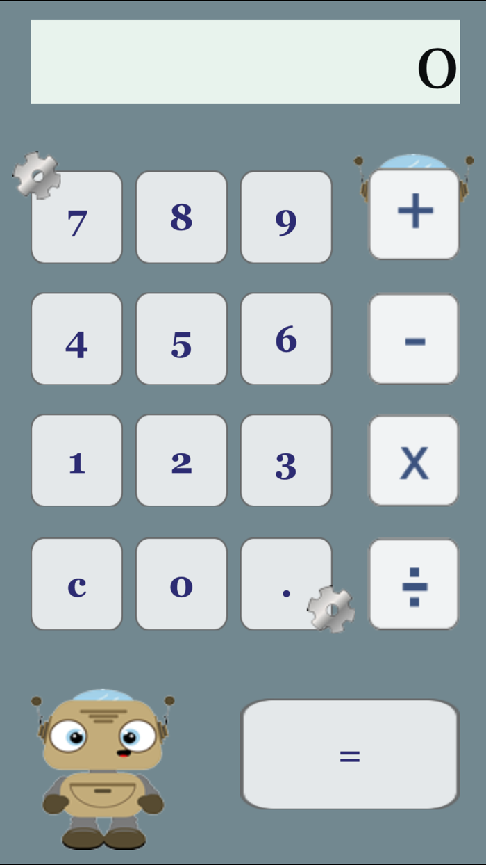 Kids Robot Calculator