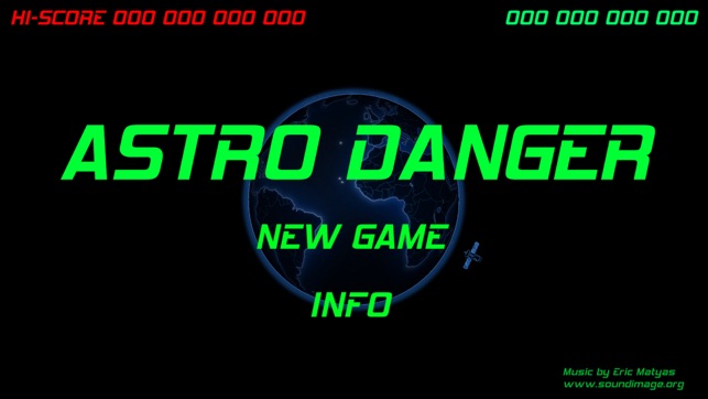 Astro Danger, game for IOS