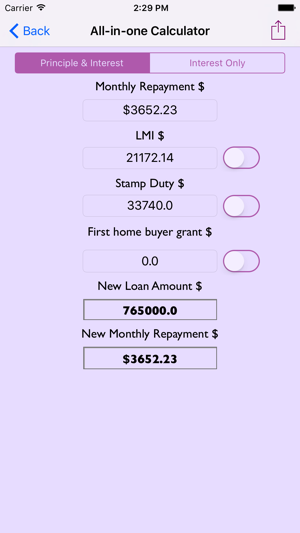 MortgageCalc+LMI&StampDutyLITE(圖5)-速報App