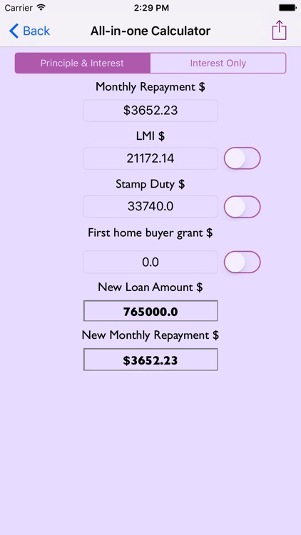 MortgageCalc+LMI&StampDutyLITE screenshot-4