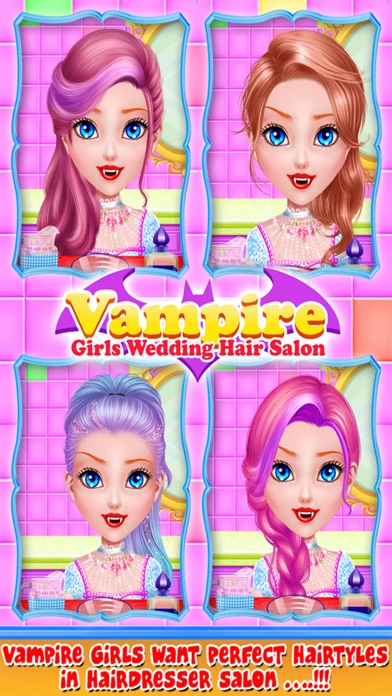 Vampire Girl Wedding HairSalon screenshot 2