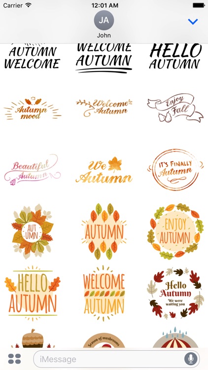 Autumn Greetings - Say it With Beautiful Stickers screenshot-4