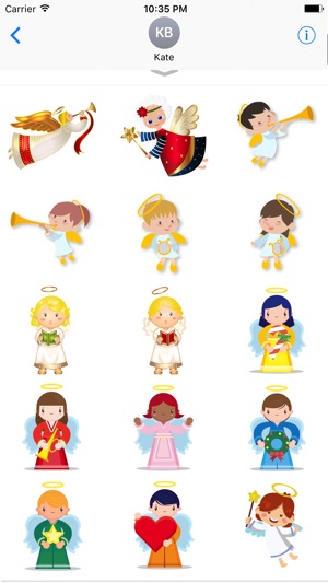 Xmas Angels Emoji & Stickers(圖2)-速報App