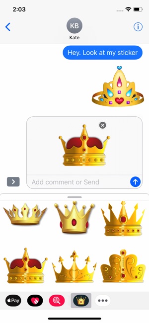 Your Highness Crown Stickers(圖2)-速報App