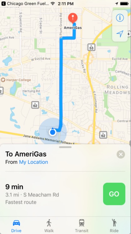 Chicago Green Fuel Finder