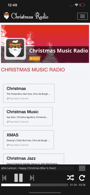 Christmas Music Radio(圖1)-速報App